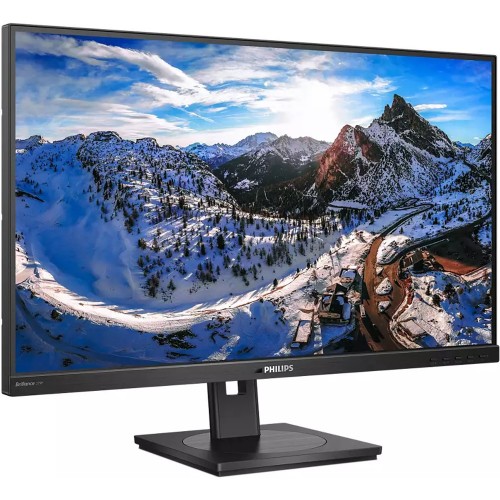 Монитор/ Philips 279P1 (00/01) 27'', 3840x2160, IPS, 50M:1, 350cd, 4ms, 2*HDMI 2.0, DP 1.4, 4*USB, Type-c 90W, Speakers , h. adj 150, pivot, VESA, 3Y, Black Philips