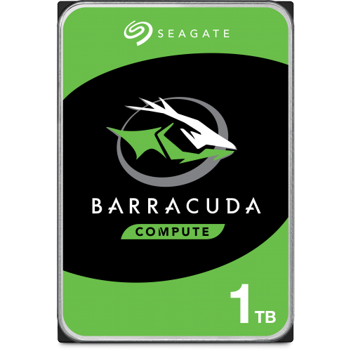 RECERTIFIED Seagate Barracuda 1TB SATA3 HDD - 7200 RPM, 64MB Cache, 1 год гарантии