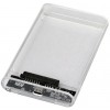 Внешний корпус для HDD/SSD AgeStar 3UB2P6C 2.5 дюйма с SATA III и USB 3.0 - Прозрачный пластиковый дизайн
