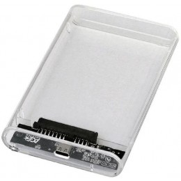 Внешний корпус для HDD/SSD AgeStar 3UB2P6C SATA III USB3.0 пластик прозрачный 2.5"