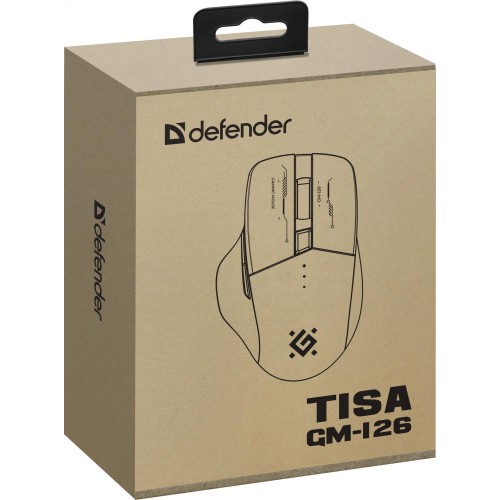 Мышь DEFENDER TISA GM-126 WHITE/BLUE 52126
