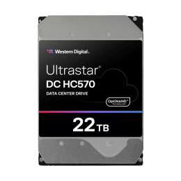 Жесткий диск/ HDD WD SATA Server 22Tb Ultrastar DC HC570 7200 6Gb/s 512MB 1 year warranty (replacement MG10AFA22TE, WUH722020CLE604, WUH722020BLE604, WUH722020BLE6L4)