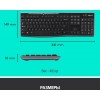Клавиатура и мышь Logitech MK270: беспроводной комплект USB, черный цвет, мультимедиа функции