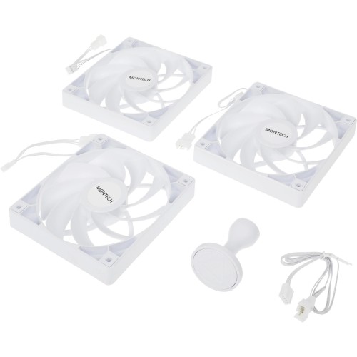 Корпус Montech Heritage PRO (W) белый mATX - 5x120mm, 2x140mm, 2xUSB3.0, аудио - идеальный выбор для вашего ПК