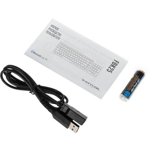 Клавиатура A4Tech FBK25: Беспроводная USB Slim Multimedia в Белом/Сером Цвете