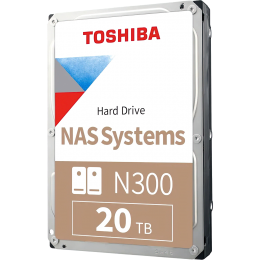 Жесткий диск/ HDD Toshiba N300 NAS SATA3 3.5" 20TB 7200 1024Mb 6Gb/s 1 year warranty (replacement WD202KFGX, WD201KFGX, ST20000NT001, ST20000DM001)