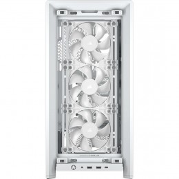 Корпус без блока питания/ Case Corsair Frame 4000D RS, Midi-Tower, TG, 3x120mm, 2xUSB-A 3.2, 1xUSB 3.2 Type-C, E-ATX, ATX, mATX, mITX White