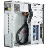 Корпус Foxline mATX с блоком питания 300Вт: 2xUSB3.0, 2xUSB2.0, безинструментальный, черный, 8см вентилятор