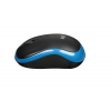 Купить беспроводную оптическую мышь Logitech M185 черный/синий 1000dpi для ноутбука – 2 кнопки, USB (910-002632)