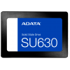 Твердотельный накопитель/ ADATA SSD Ultimate SU630, 1920GB, 2.5" 7mm, SATA3, 3D QLC, R/W 520/450MB/s, IOPs 40 000/65 000, TBW 400, DWPD 0.2 (3 года) ADATA