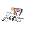 Система жидкостного охлаждения Corsair iCUE LINK TITAN 360 RX LCD: 360mm, RGB, 3 вентилятора 120mm для AM5 и AM4
