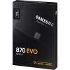 Твердотельные накопители/ Samsung SSD 870 EVO, 1000GB, 2.5" 7mm, SATA3, 3-bit MLC, R/W 560/530MB/s, IOPs 98 000/88 000, DRAM buffer 1024MB, TBW 600, DWPD 0.33 (12 мес.) Samsung Electronics