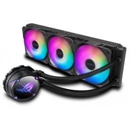 Система водяного охлаждения ASUS ROG Strix LC II 360 ARGB Soc-AM4/1151/1200/2066/1700 черный 4-pin 37.6dB Al Ret (90RC00F1-M0UAY4) [90RC00F1-M0UAY4]