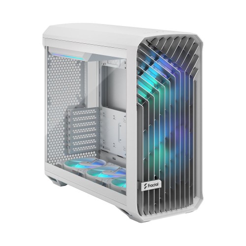 Корпус ПК без блока питания/ Case Fractal Design Torrent RGB TG Clear Tint, Full-Tower, 2x180mm + 3x140mm RGB, 2xUSB-A 3.2 + 1xUSB 3.2 Type-C E-ATX, SSI-CEB, SSI-EEB, ATX, mATX, mITX White Fractal Design