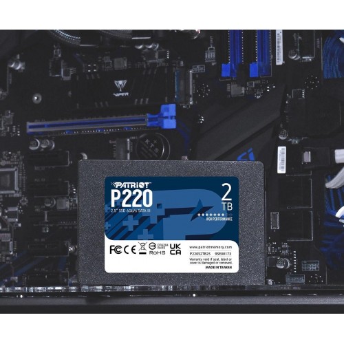 Купить твердотельный накопитель Patriot SATA-III 2TB P220S2TB25 2.5 – высокая скорость и надежность для вашего ПК