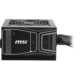Блок питания ПК/ Power Supply MSI MAG A850GN PCIE5, 850W 80+ Gold (ATX, 3.1, PCIe 5.1, Non-modular, 1x24(20+4)pin, 2xCPU 8(4+4)pin, 2xPCIe*2 8(6+2)pin, 1x12VHPWR (450W), 4xSATA3, 4xMOLEX4pin, Active, 120x120mm, 140x150x86mm, APFC, black)