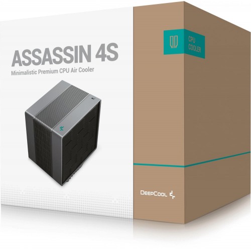 Кулер Deepcool Assassin 4S Soc-AM5/AM4/1151/1200/2066/1700 черный 4-pin 22.6-29.3dB Al+Cu 250W 1380gr Ret (R-ASN4S-BKGPMN-G) [R-ASN4S-BKGPMN-G]