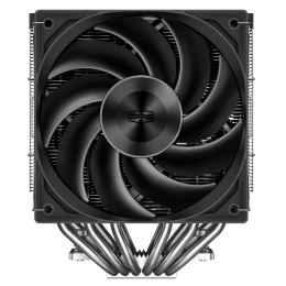 Кулер для процессора/ CPU Cooler PCCooler RZ620 (260W, 4-pin PWM, 157.5mm, Al/Cu, 6x6mm, 2x120mm, 86.73CFM, 32dBA, 2000RPM, S: 1851/1700/1200/115X, AM5/AM4, silver, black)