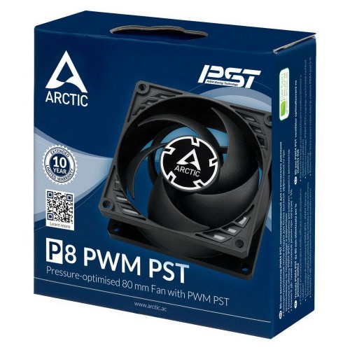 Вентилятор корпусной ARCTIC Cooling P8 PWM PST (Black/Black) - retail (ACFAN00150A) (702034) ARCTIC