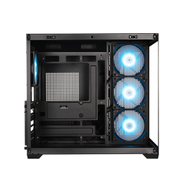 Корпус без блока питания/ Case PCCooler C3T700 ARGB BK, Midi-Tower, TG, 4x120mm ARGB, 1xUSB-A 3.0 + 1xUSB-A 2.0 + 1xUSB-C, ATX, mATX, mITX Black