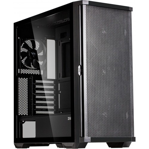 Корпус Zalman Z10 черный ATX с 10 вентиляторами, 2xUSB 3.0 и аудио выходом - идеальный выбор для вашего ПК