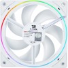 Кулер для корпуса/ Case Cooler Thermalright TL-S12RW Reverse (120x120x25mm, 4-pin PWM, ARGB, 47.6CFM, 23.2dBA, 1500RPM, White) Thermalright