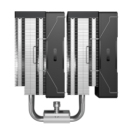 Кулер для процессора/ CPU Cooler PCCooler RZ620 (260W, 4-pin PWM, 157.5mm, Al/Cu, 6x6mm, 2x120mm, 86.73CFM, 32dBA, 2000RPM, S: 1851/1700/1200/115X, AM5/AM4, silver, black)