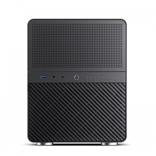 Корпус без блока питания/ Case JONSBO N3, Mini-Tower, no fans, 1xUSB-A 3.0 + 1xUSB-C 3.2, SFX PSU Support, mITX Black JONSBO