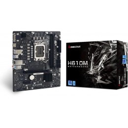 Материнская плата Biostar H610MH D5 Soc-1700 Intel H610 2xDDR5 mATX AC`97 8ch(7.1) GbLAN RAID+VGA+HDMI [H610MH D5]