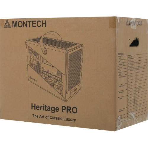Корпус Montech Heritage PRO (W) белый mATX - 5x120mm, 2x140mm, 2xUSB3.0, аудио - идеальный выбор для вашего ПК