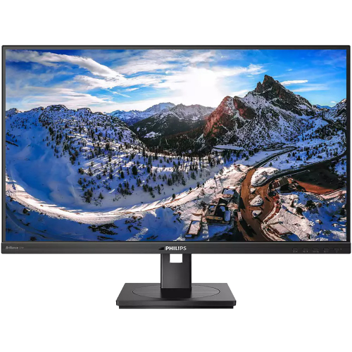 Монитор/ Philips 279P1 (00/01) 27'', 3840x2160, IPS, 50M:1, 350cd, 4ms, 2*HDMI 2.0, DP 1.4, 4*USB, Type-c 90W, Speakers , h. adj 150, pivot, VESA, 3Y, Black Philips