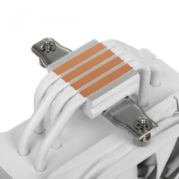 Кулер для процессора/ CPU Cooler PCCooler PALADIN 400 WH (200W, 4-pin PWM, 157mm, Al/Cu, 4x6mm, 1x130mm, 76.85CFM, 29dBA, 1600RPM, S: 1851/1700/1200/115X, AM5/AM4, white)