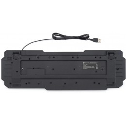 Клавиатура Оклик 750G FROST WAR черный/черный USB Multimedia for gamer (337452) кабель 1.8м
