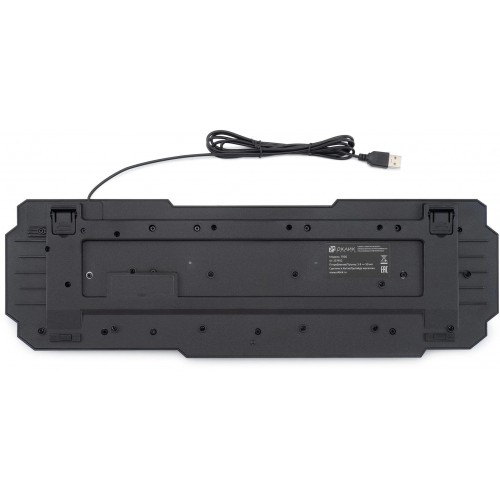 Клавиатура Оклик 750G FROST WAR черный USB для геймеров – мультимедийная, кабель 1.8м (337452)