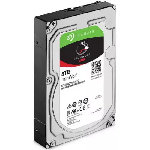 Жесткий диск/ RECERTIFIED HDD Seagate SATA3 8Tb IronWolf NAS 7200 256Mb 1 year warranty RECERTIFIED