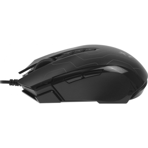 Мышь A4Tech X89 Maze черный оптическая 2400dpi USB 8but (X89 (MAZE))