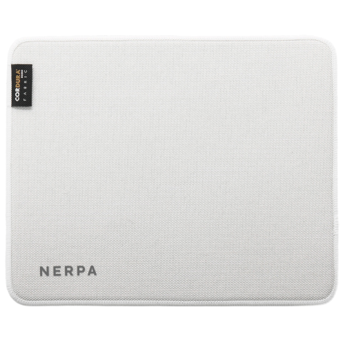 NERPA office mousepad 220x180x4, top CORDURA, bottom PORON, flat paper box