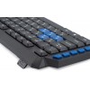 Клавиатура Оклик 750G FROST WAR черный USB для геймеров – мультимедийная, кабель 1.8м (337452)