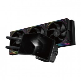 Система жидкостного охлаждения/ Water Cooling System Thermalright Levita Vision 360 (360mm, LED, Black, ARGB/ Fans: 3x120mm, 68.9CFM, 28.2dBA, 2000RPM/ Pump height 98mm, 3000RPM, Rad thickness 27mm/ S: 1700, 1200, 1851, 115X, 2011, 2066, AM5, AM4)