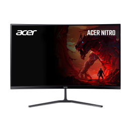 Монитор/ ACER Nitro ED270UX6bmiipx 27'', ZeroFrame, Curved 1500R, Black, 16:9, VA, 2560x1440, 1 / 0,5 (GTG, Min.)ms, 250cd, 220Hz, 2xHDMI(2.1) + 1xDP(1.4) + SPK + Audio Out, Speakers 2Wx2, sync: FreeSync Premium, hdr: HDR 10, Vesa:75x75