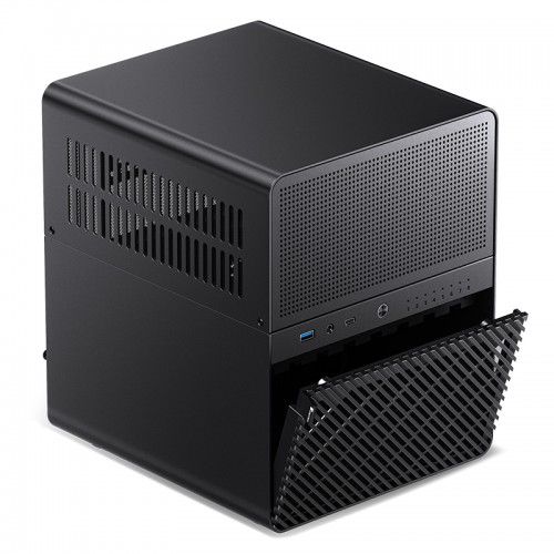 Корпус без блока питания/ Case JONSBO N3, Mini-Tower, no fans, 1xUSB-A 3.0 + 1xUSB-C 3.2, SFX PSU Support, mITX Black JONSBO