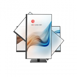 Монитор/ MSI Modern MD272XP 27'', 1920x1080, IPS, 178x178, nit, 100Hz, 4ms, HDMI/DP, 1xUSB-C, 2USB-A, Audio out, 2x3W, LTSP, ExtPWR, 75x75VESA, Black, 1y