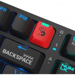 Клавиатура A4Tech S98 механическая черный USB for gamer LED (S98 BLACK) кабель 1.8м