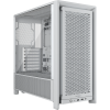 Купите корпус Corsair Frame 4000D RS White без блока питания - Midi-Tower с стеклянной панелью и вентиляцией для E-ATX, ATX, mATX, mITX