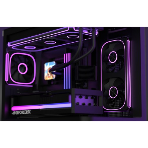 Вентилятор для корпуса Formula Air Fusion 2 Reverse ARGB 240х120x28 черный 4-pin (AIR FUSION 2 BK REVERSE) Ret