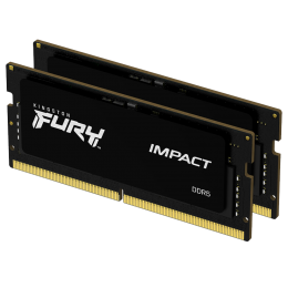 Память оперативная/ Kingston 32GB 5600MT/s DDR5 CL40 SODIMM (Kit of 2) FURY Impact PnP