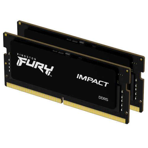 Память оперативная/ Kingston 32GB 5600MT/s DDR5 CL40 SODIMM (Kit of 2) FURY Impact PnP Kingston