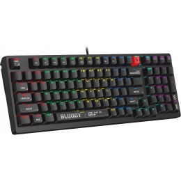 Клавиатура A4Tech S98 механическая черный USB for gamer LED (S98 BLACK) кабель 1.8м