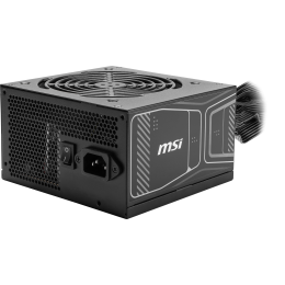 Блок питания ПК/ Power Supply MSI MAG A850GN PCIE5, 850W 80+ Gold (ATX, 3.1, PCIe 5.1, Non-modular, 1x24(20+4)pin, 2xCPU 8(4+4)pin, 2xPCIe*2 8(6+2)pin, 1x12VHPWR (450W), 4xSATA3, 4xMOLEX4pin, Active, 120x120mm, 140x150x86mm, APFC, black)