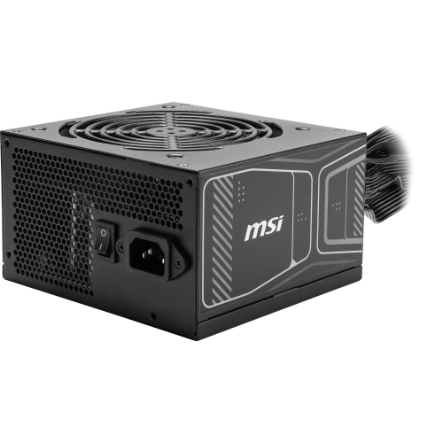 Блок питания ПК/ Power Supply MSI MAG A850GN PCIE5, 850W 80+ Gold (ATX, 3.1, PCIe 5.1, Non-modular, 1x24(20+4)pin, 2xCPU 8(4+4)pin, 2xPCIe*2 8(6+2)pin, 1x12VHPWR (450W), 4xSATA3, 4xMOLEX4pin, Active, 120x120mm, 140x150x86mm, APFC, black) MSI